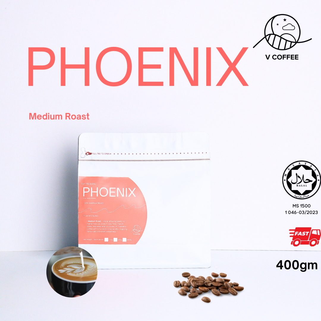 Roasted Bean  - Phoenix  (Medium Roast)