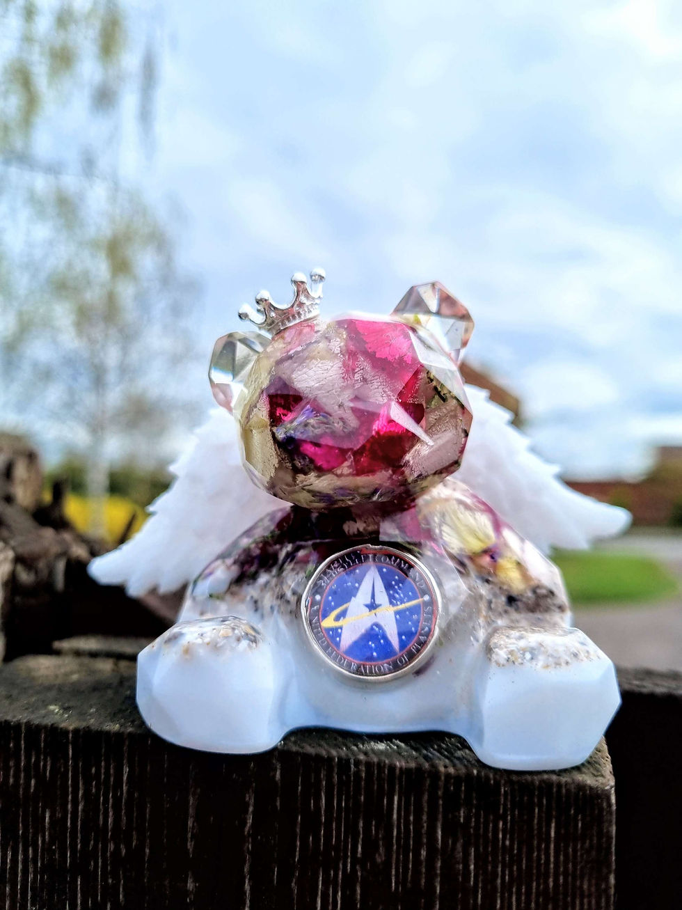 Memorial Teddybear with wings