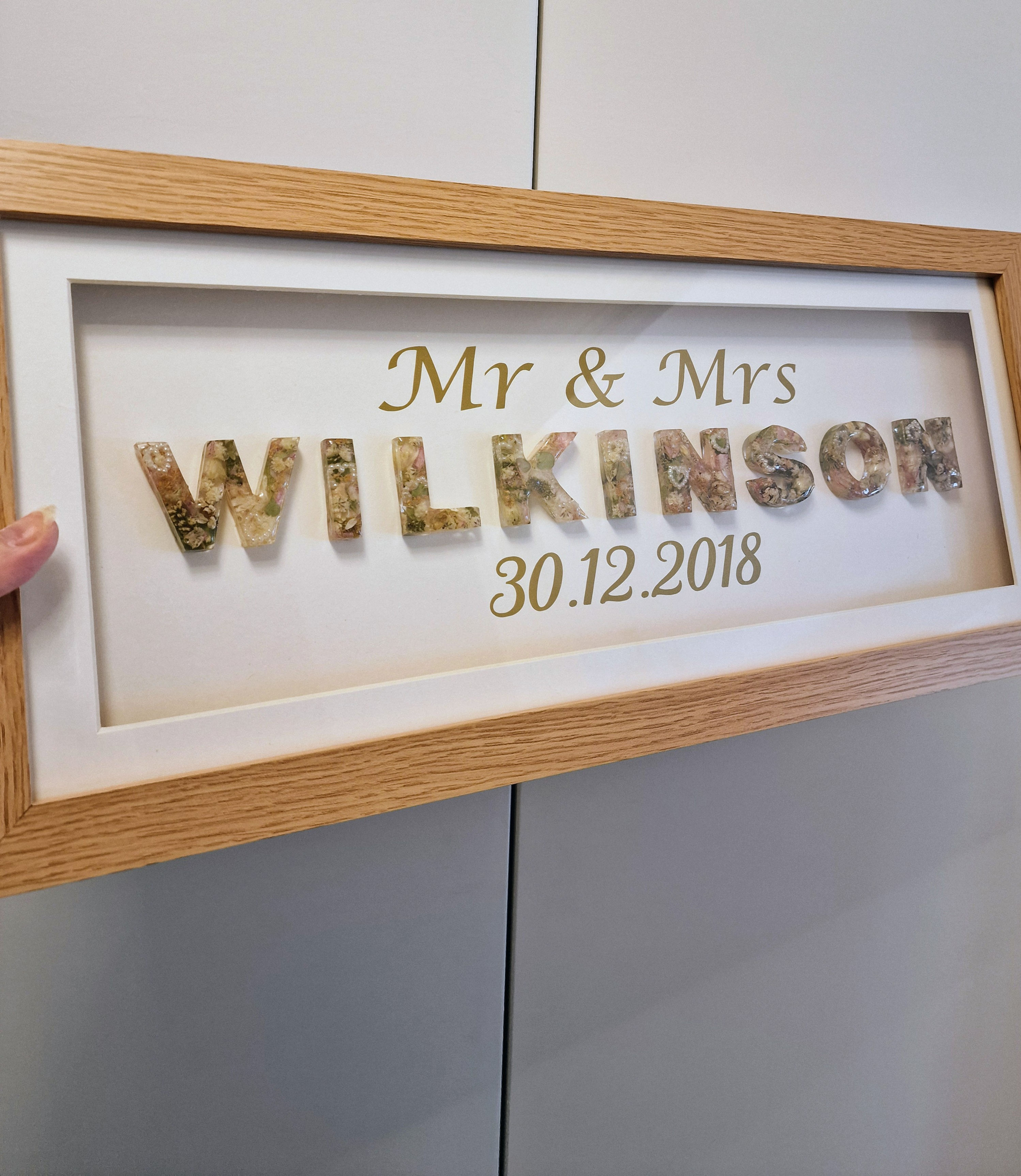 Oak or black Large panoramic frame