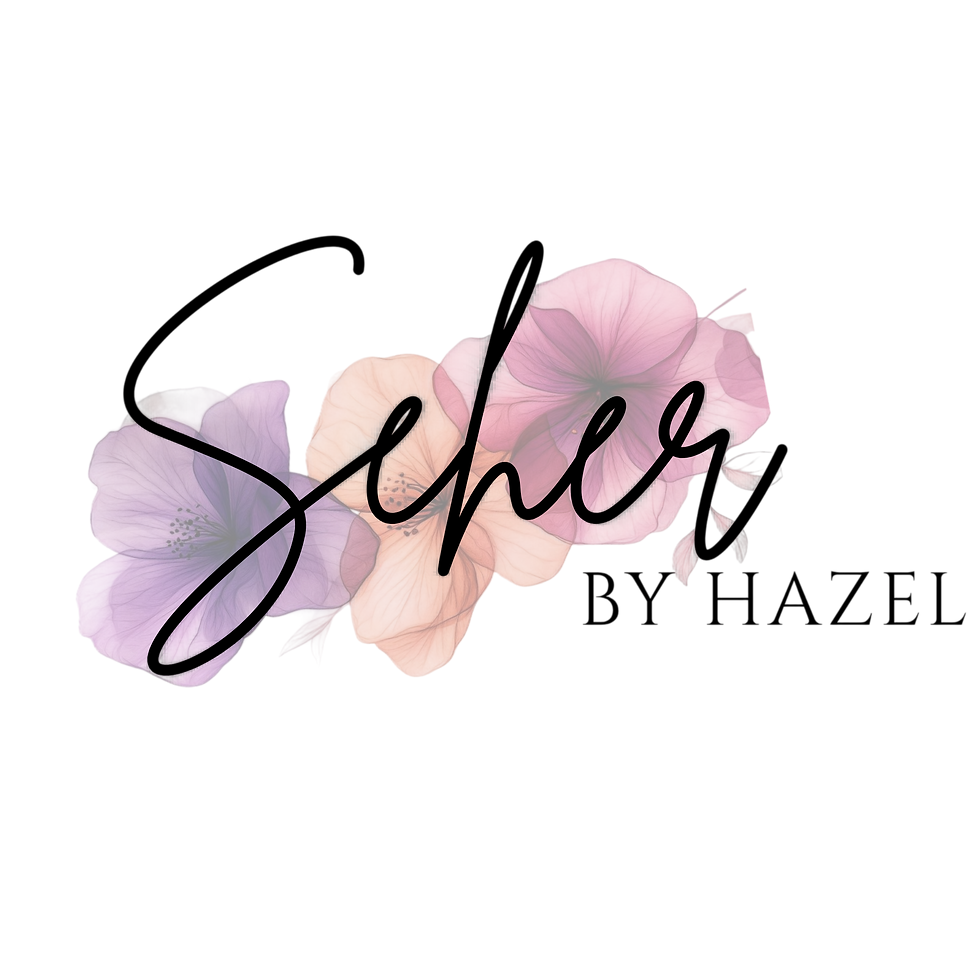 Seher with floral watercolor design