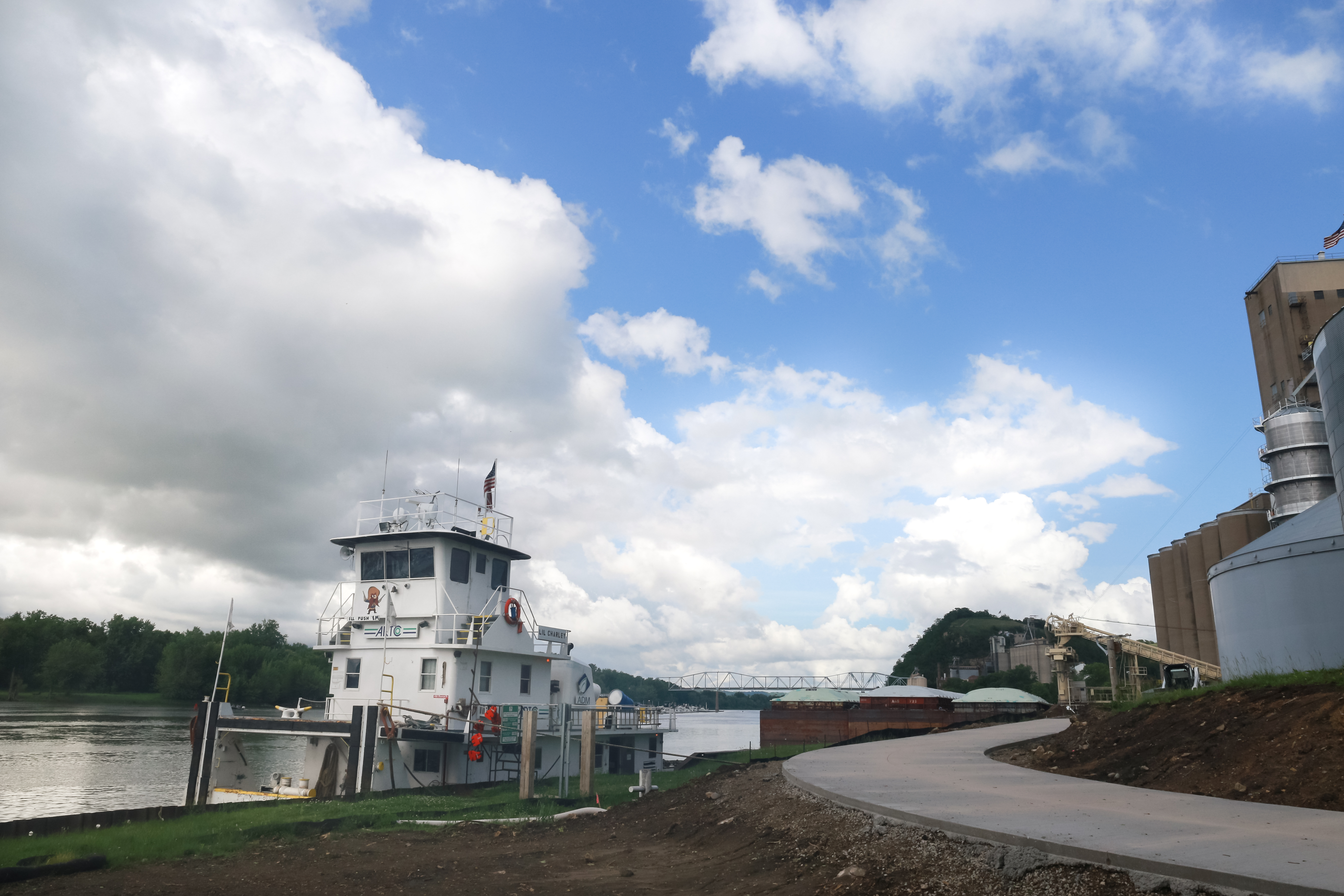 Future Bike Path at Red Wing Marina
