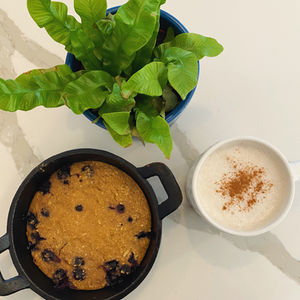 Blueberry Lemon Oat Cake 