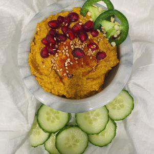 Curried Coconut Pumpkin Hummus