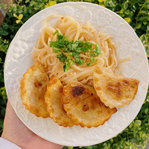 Maple Miso Noodles & Dumplings