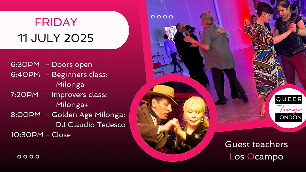 QTL Class & Milonga - A summer of Guests