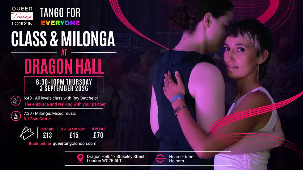 Class & Milonga at Dragon Hall