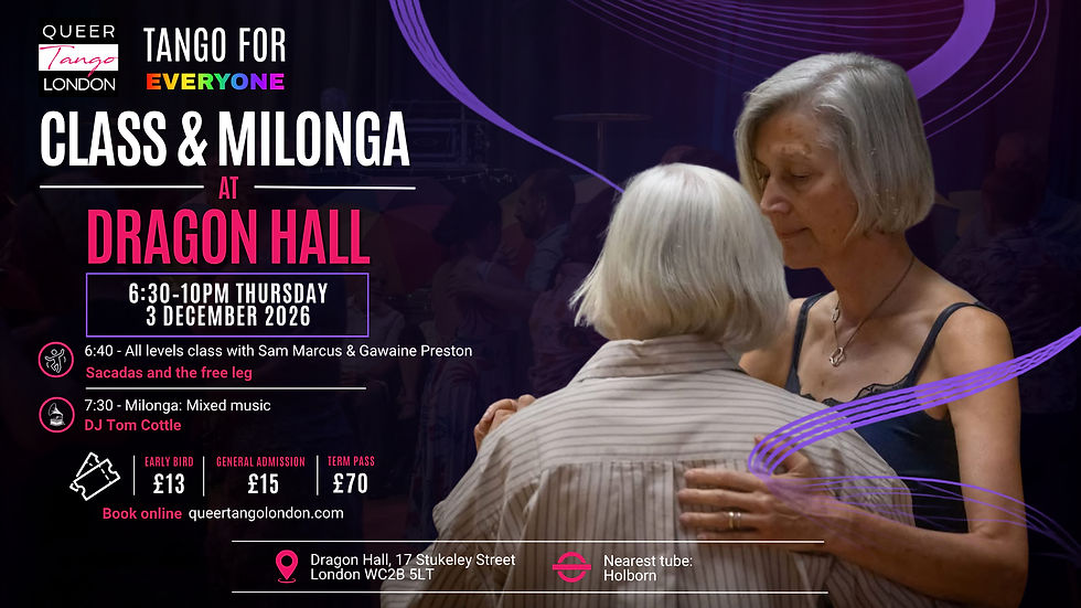 Class & Milonga at Dragon Hall