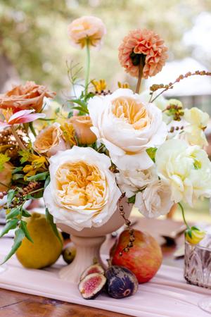 dutch master inspired colorful florals at the wayback