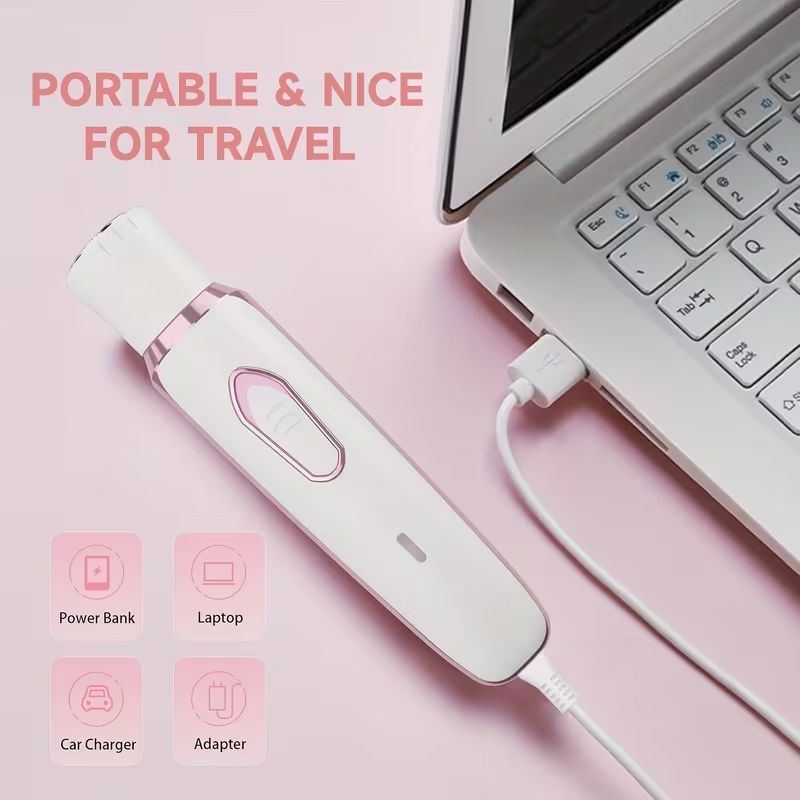 Thumbnail: 4-in-1 Rechargeable Electric Lady Shaver Set - Portable 500mAh Wet & Dry Painles