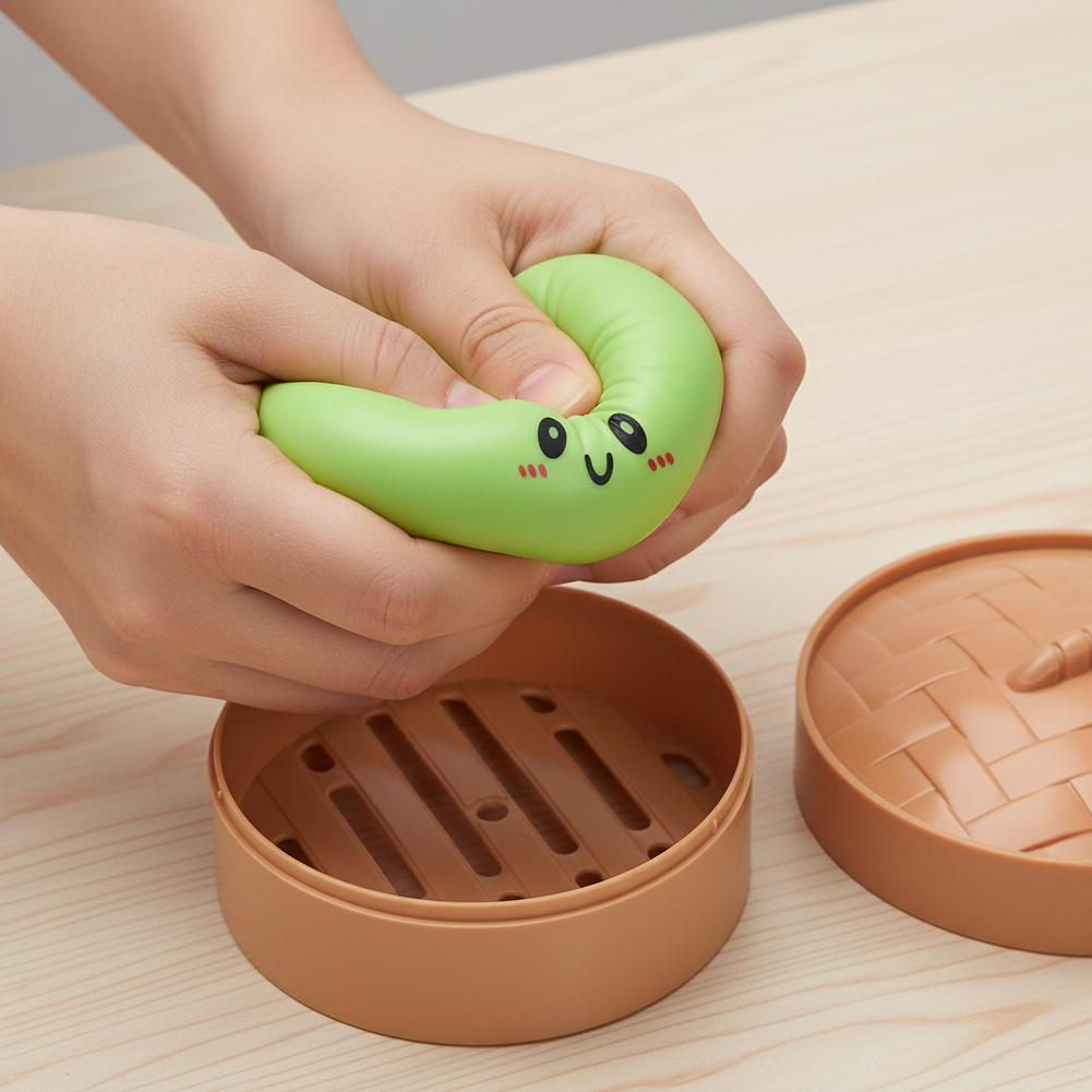 Colorful Squeezable Stress Relief Toy – Soft Sensory Fidget Squishy