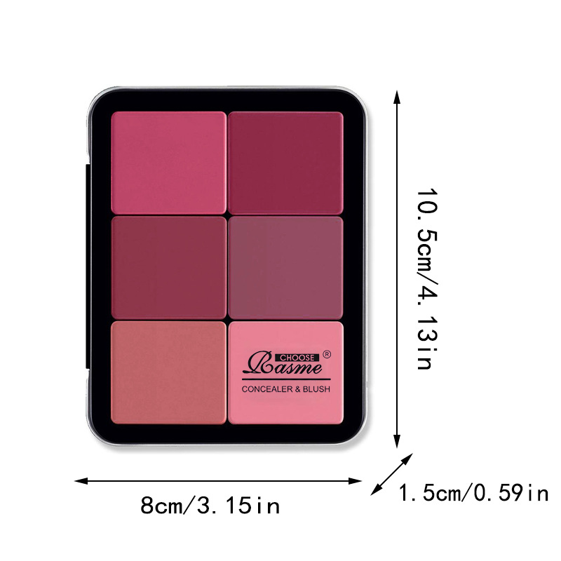 Thumbnail: 12-Color Iron Box Concealer Blush Cream Matte Highlight Contour Makeup All-in-On