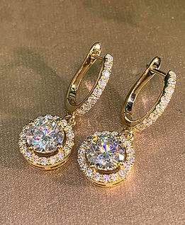 1 par moda zirconia cúbica Pendientes largos para mujeres para boda compromiso fiesta de a