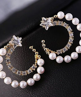 Vintage Water Drop Earrings For Women Gold For Women Wedding Jewelry - E015 White.jpeg