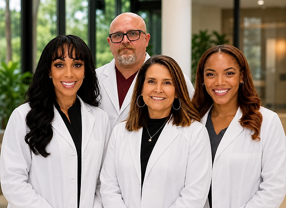 Compact four-person medical team portrait.png