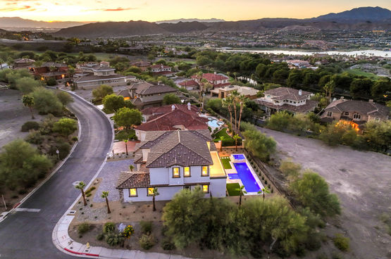 Twilight Above the Lake by Trust Home Builders