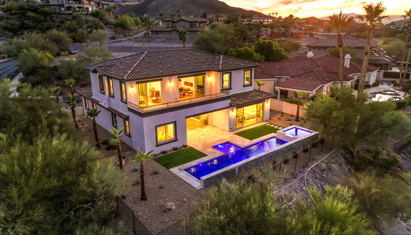 Twilight Above the Lake, a finished home by Trust Home Builders