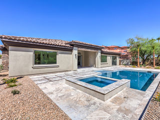 The Trentino by Trust Home Builders: rear exterior