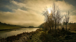 Oxenhall Lake in the Autumn