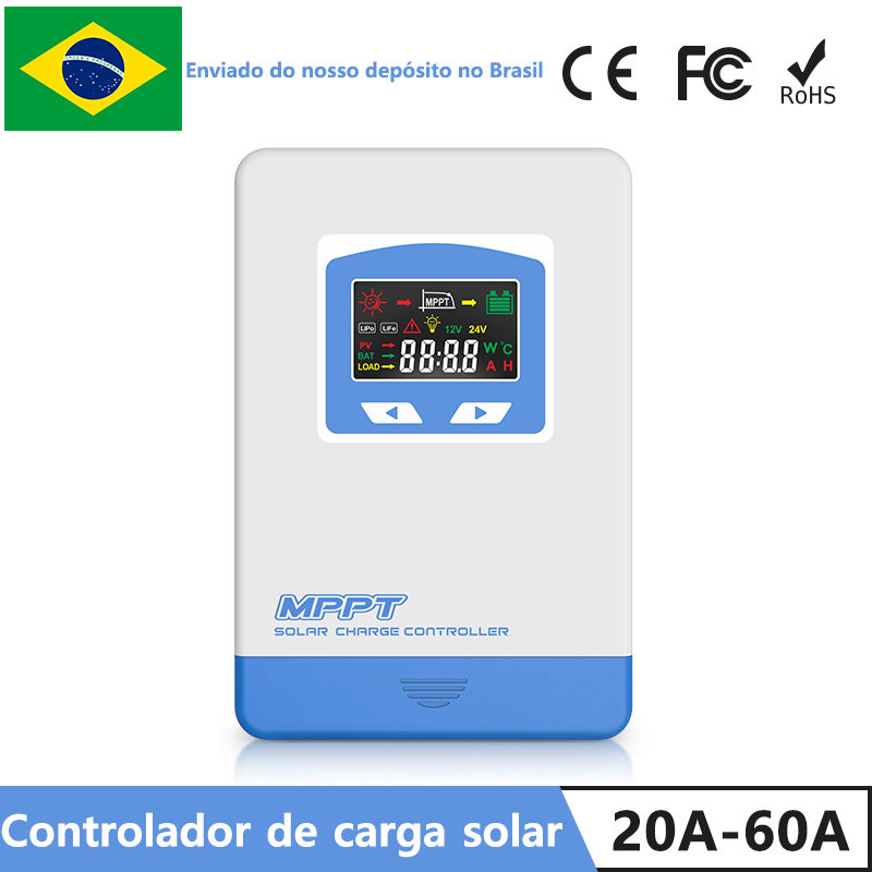 Miniatura: MPPT Solar Charger Controller 40A 30A 20A 12V 24V Solar Panel Regulator LCD Disp