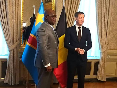 Diplomatie : Tête à tête entre le président Félix Tshisekedi et le premier ministre belge Alexanderd
