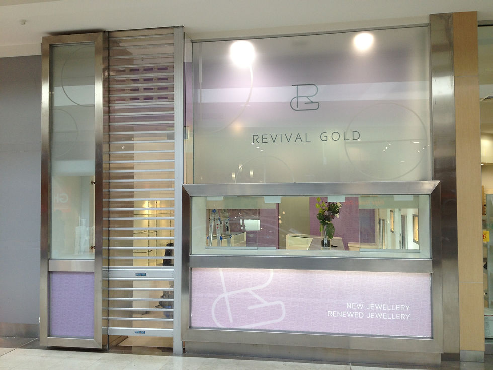 Shop Front / Etch Vinyl & 3D Logo