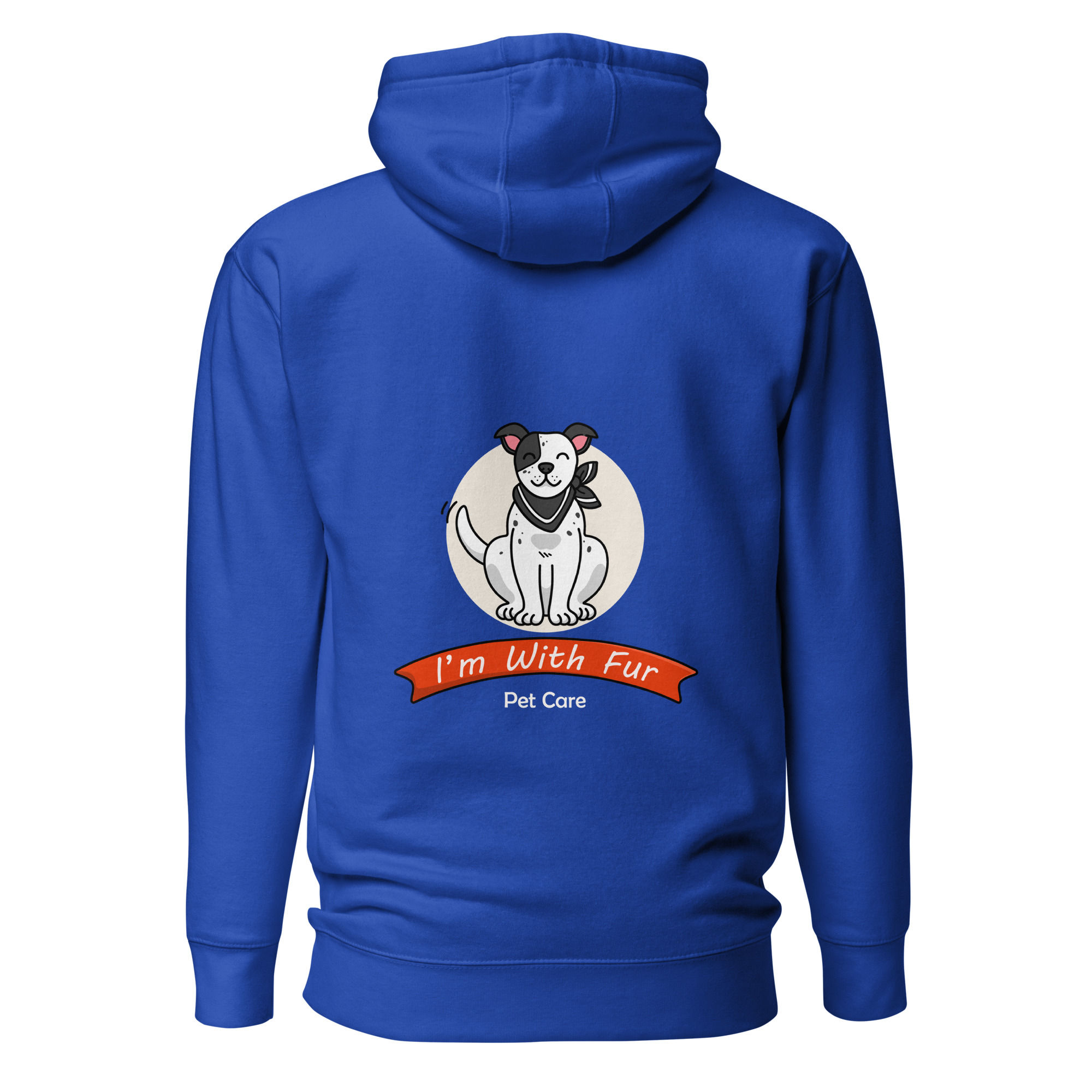 Pull-over Unisex Hoodie (IWF white text)