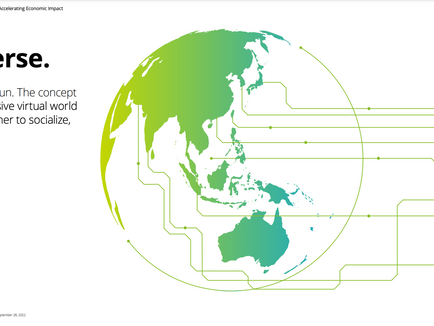 Deloitte-The potential impact of the Metaverse to GDP in Asia $ 1.4T per year by 2035.