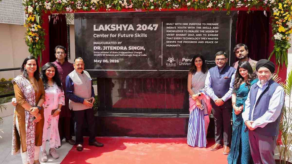 Lakshya 2047: Parul University’s Futuristic Skills Hub for India’s Innovation Journey