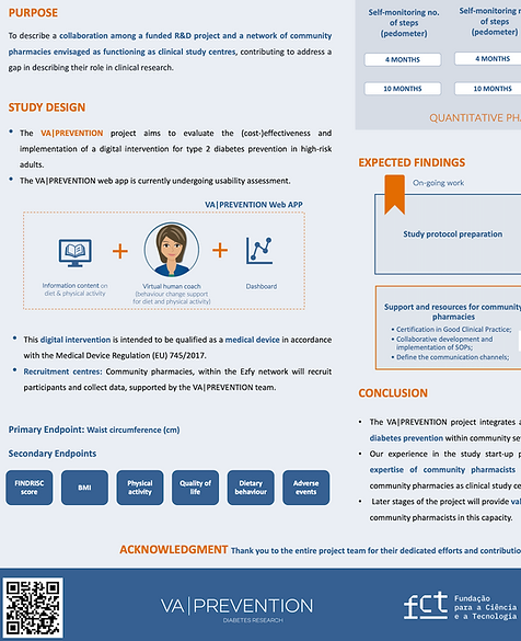 Póster apresentado no 9th Pharmaceutical Care Network Europe (PCNE) Working Symposium 2024