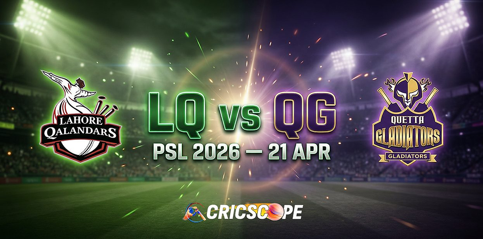 Lahore Qalandars vs Quetta Gladiators PSL match with players in action and stadium crowd cheering