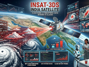 INSAT-3DS India Satellite Cloud Band: Weather Monitoring & Space Technology