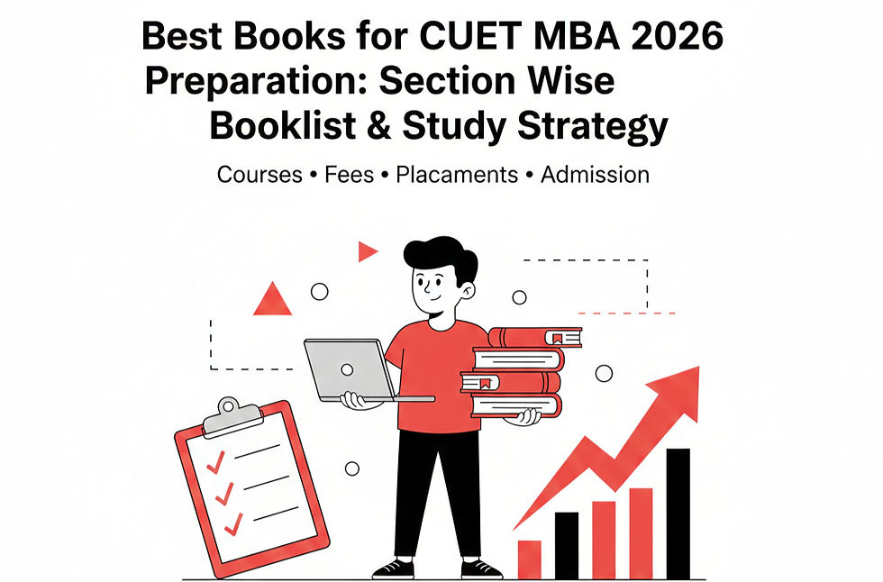 Best Books for CUET MBA 2026 Preparation: Section Wise Booklist & Study Strategy