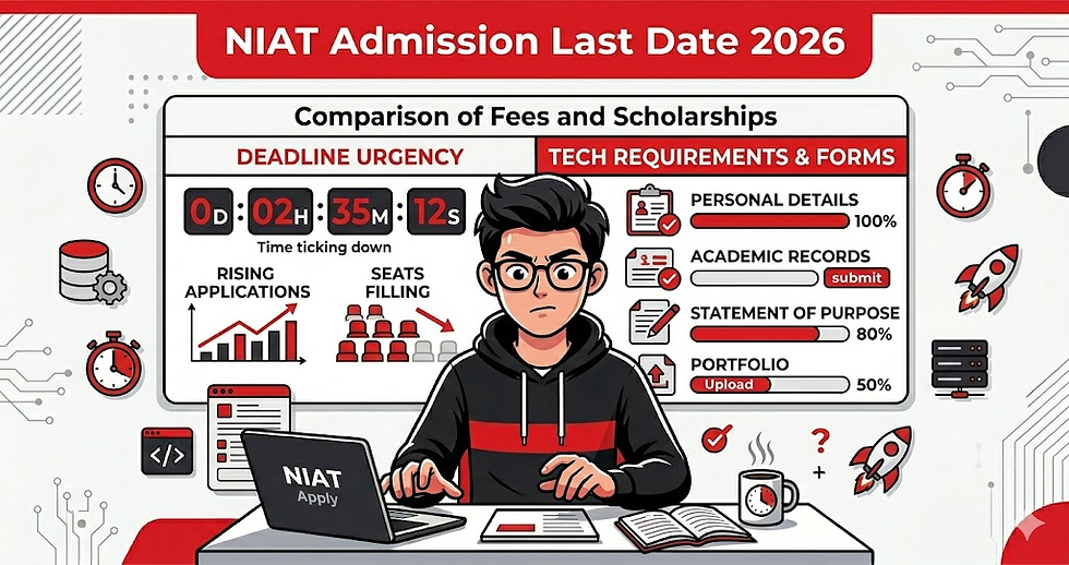 NIAT Admission Last Date 2026: Don’t Miss May Deadline (Apply Now this code NIATCS400).