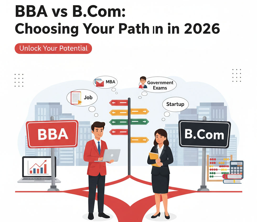 BBA vs B.Com: Which is Better for Career? Best Options After BBA in 2026