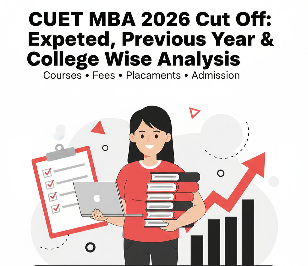 CUET MBA 2026 Cut Off: Expected, Previous Year & College Wise Analysis