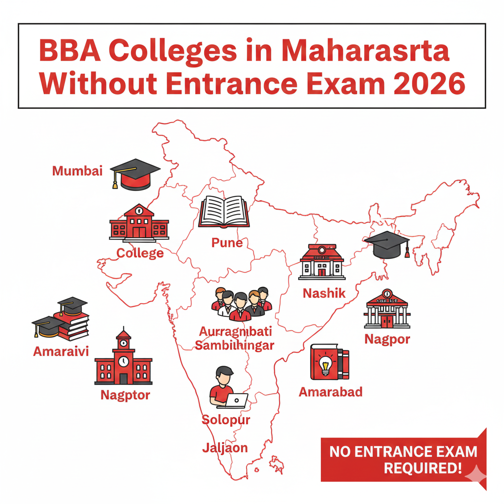 BBA Colleges in Maharashtra Without Entrance Exam in 2026