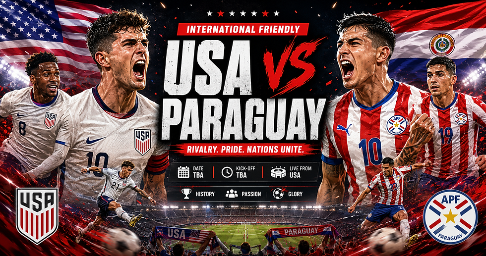 USA vs Paraguay: Complete Football Preview, Head-to-Head, Prediction & Key Differences