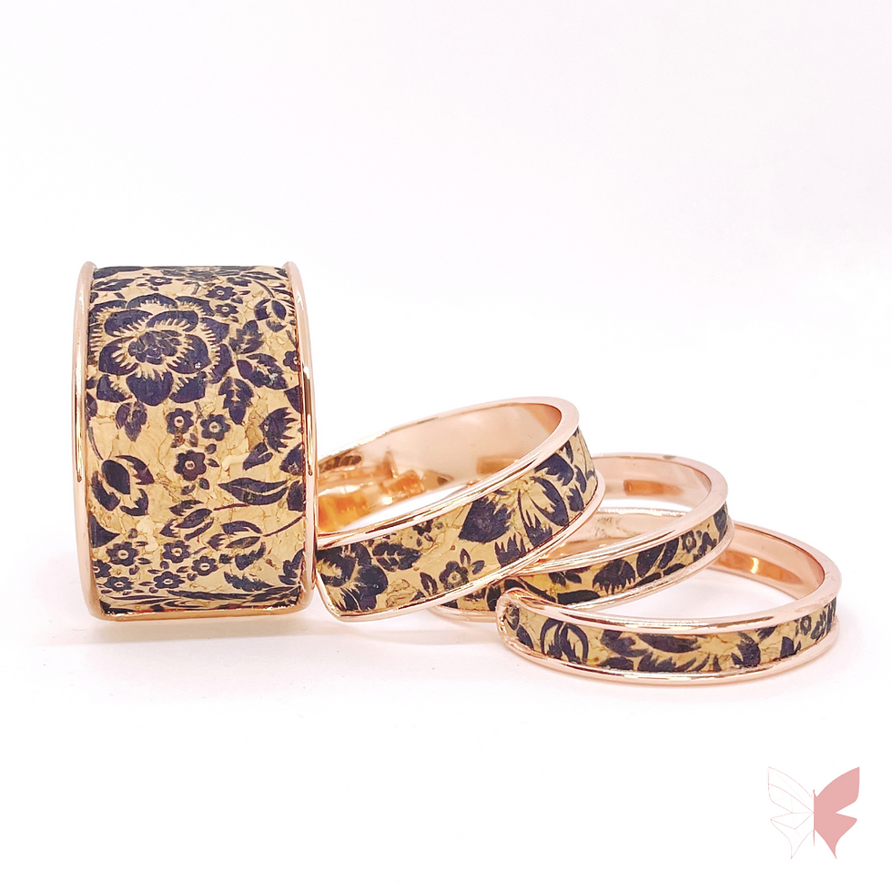 Miniature : Bracelet Blue Flowers