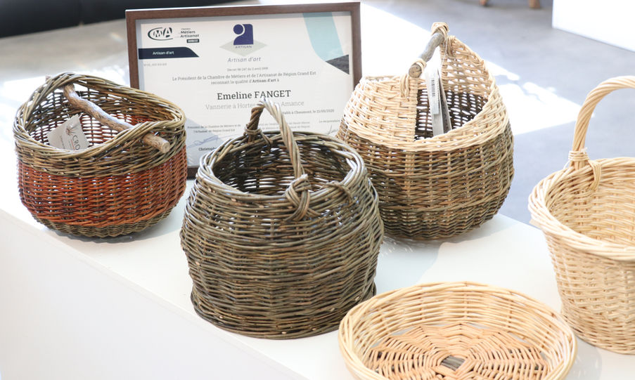 Création en Vannerie et Diplôme d'Emeline Fanget