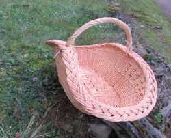 panier bordure tressée