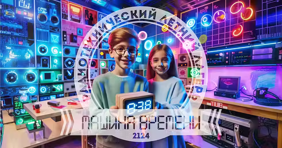 Радио лагерь Машина времени в Коломне студия Развивайся - главный банер