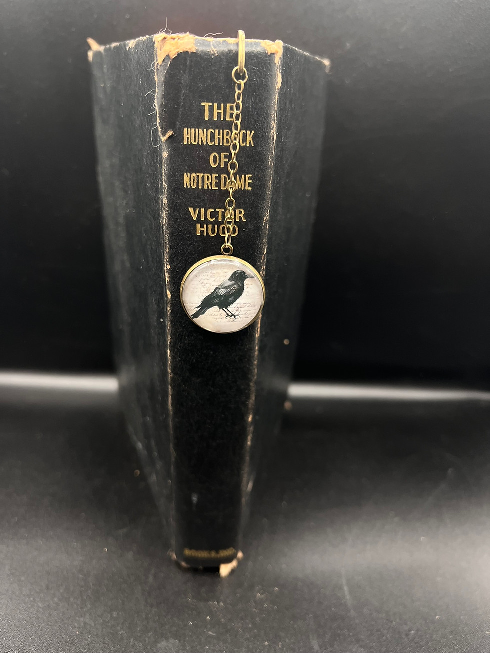 Thumbnail: Black Raven Hook Bookmark