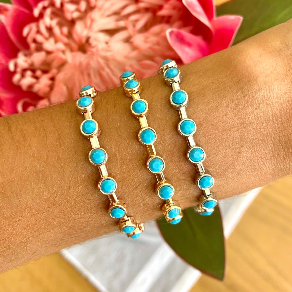 Turquoise Chain Bracelet