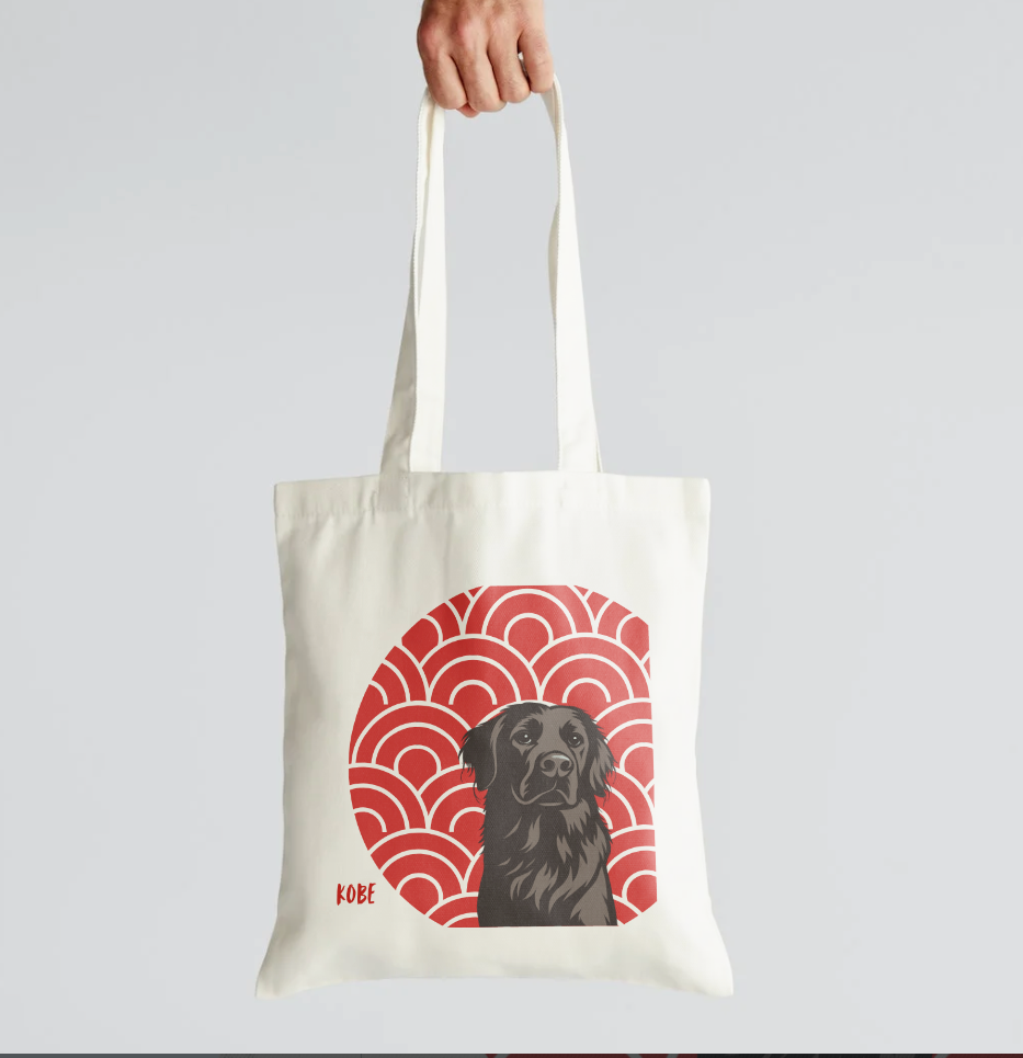 Thumbnail: Customisable Pet Portrait Tote Bag