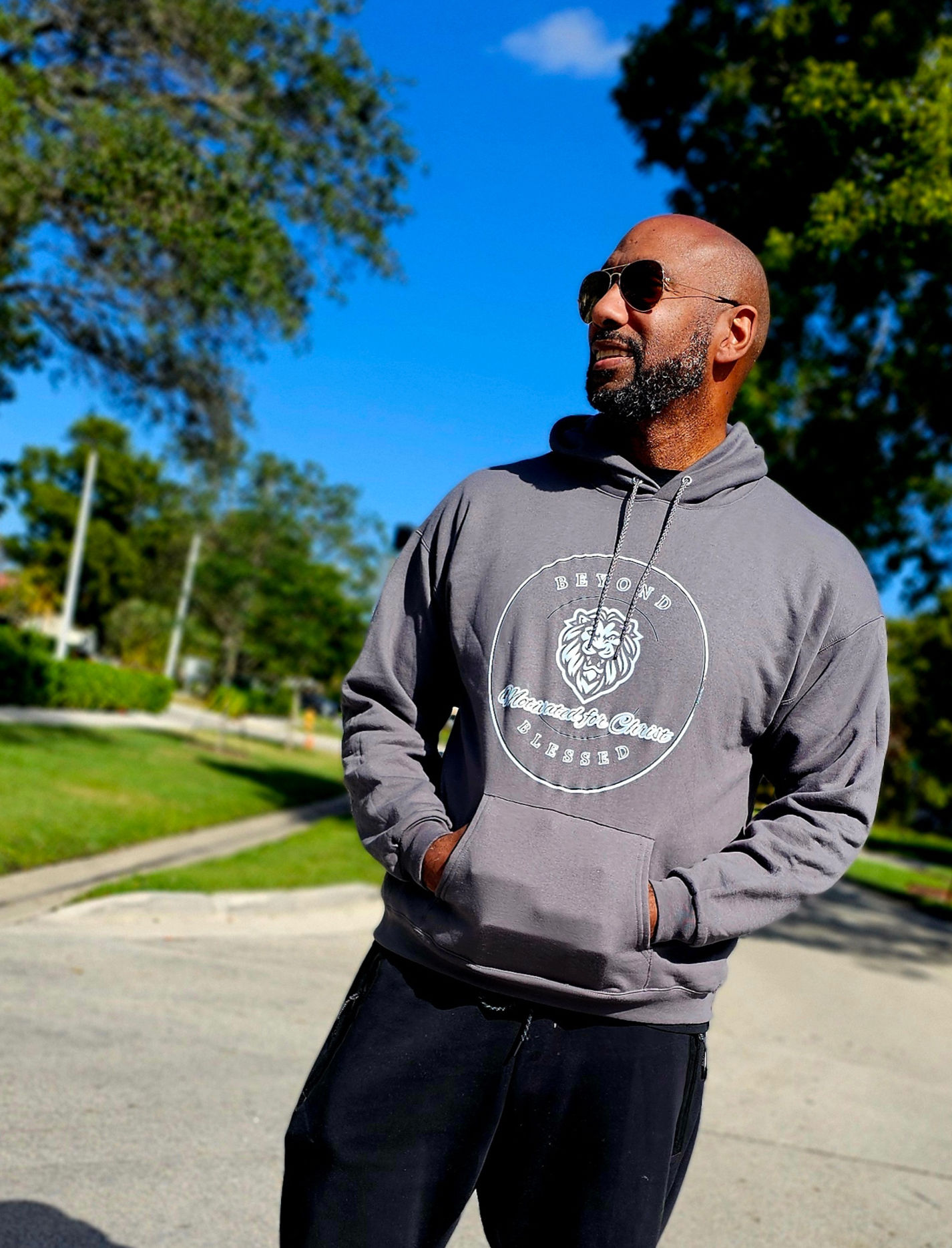 Beyond Blessed Hoodies (Smoke Gray)