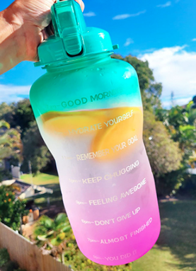 Motivational 64oz. Water Jug