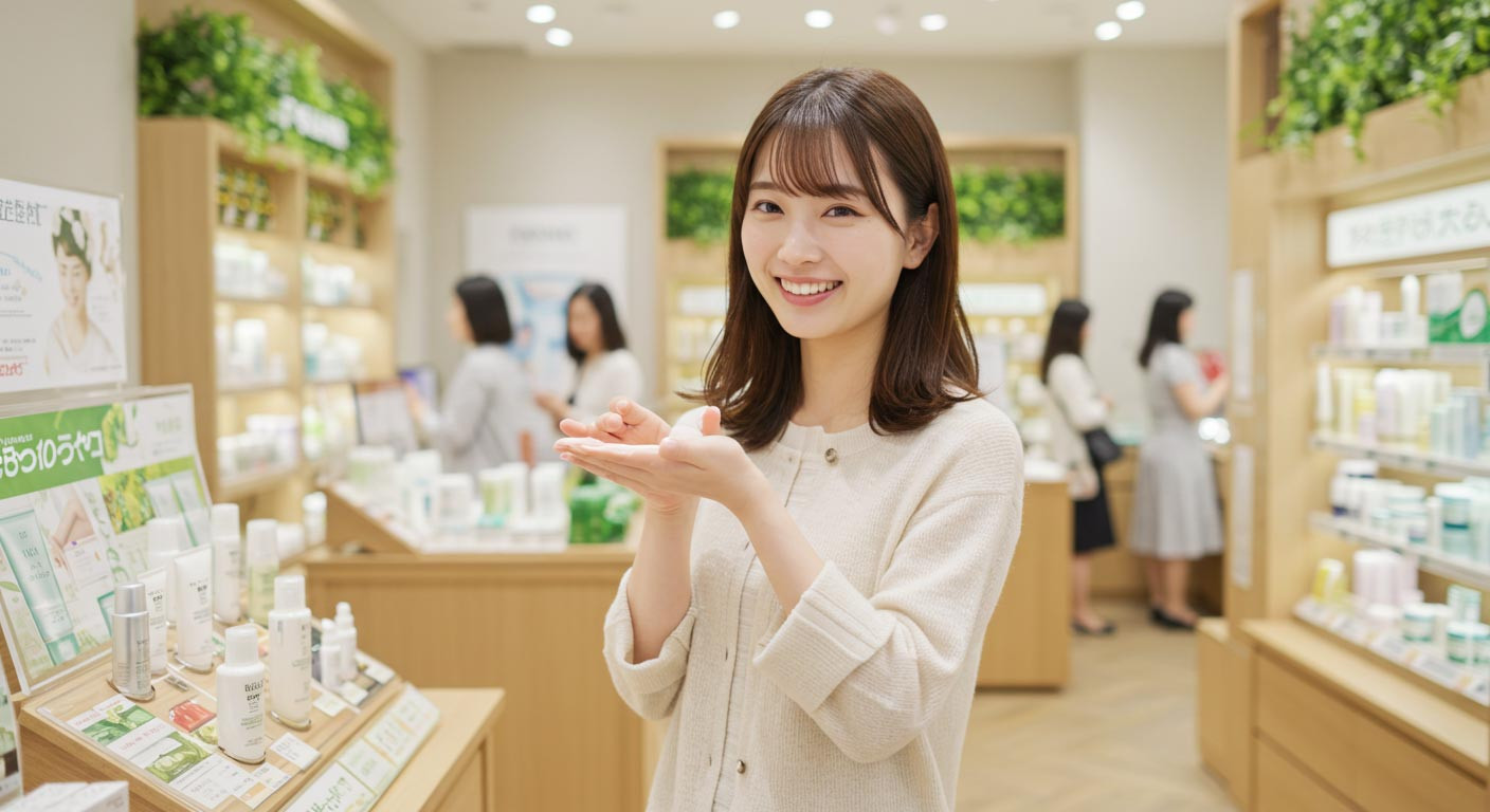 スキンケア商品まとめ売り スキンケア商品を店頭販売の秘訣」答えは什器！顧客の心を掴む