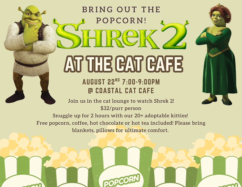 August Mewvie Night - Shrek 2