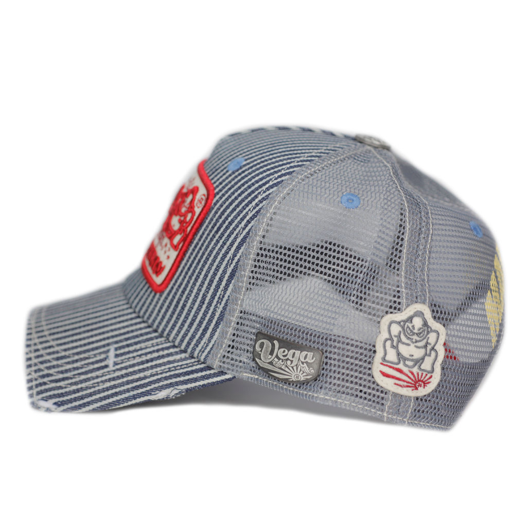 CONDUCTOR SELVEDGE DENIM TRUCKER HAT