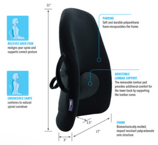 Thumbnail: ObusForme Wide Back Support